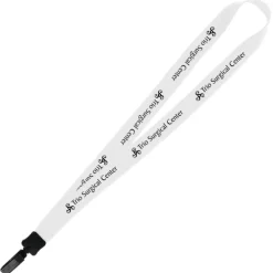 Big Lanyard - 7/8 inches - 32 inches - Plastic Bulldog Clip