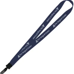 Big Lanyard - 7/8 inches - 32 inches - Plastic Bulldog Clip - 24 hr