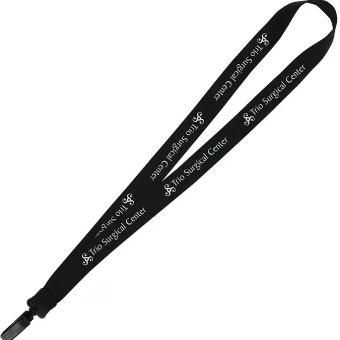 Big Lanyard - 7/8 inches - 34 inches - Plastic Bulldog Clip