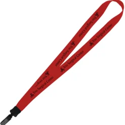 Big Lanyard - 7/8 inches - 34 inches - Plastic Bulldog Clip