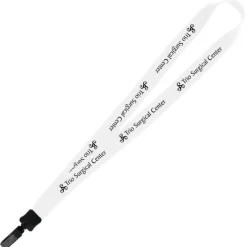 Big Lanyard - 7/8 inches - 36 inches - Plastic Bulldog Clip - 24 hr