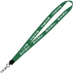 Big Lanyard - 7/8 inches - 32 inches - Snap with Metal Bulldog Clip