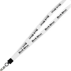 Big Lanyard - 7/8 inches - 36 inches - Snap with Metal Bulldog Clip
