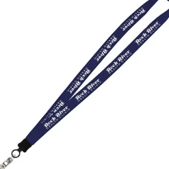 Big Lanyard - 7/8 inches - 36 inches - Snap with Metal Bulldog Clip
