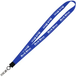 Big Lanyard - 7/8 inches - 36 inches - Snap with Metal Bulldog Clip - 24 hr