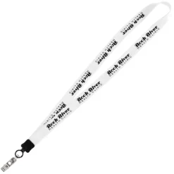 Big Lanyard - 7/8 inches - 36 inches - Snap with Metal Bulldog Clip - 24 hr