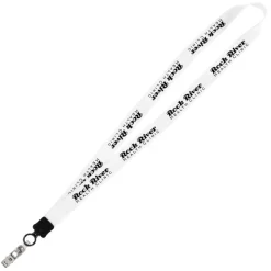 Big Lanyard - 7/8 inches - 32 inches - Snap with Metal Bulldog Clip - 24 hr