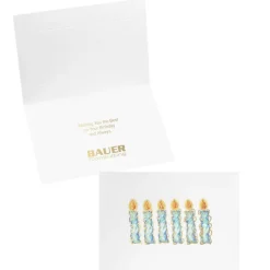 Birthday Foil Candles Greeting Card