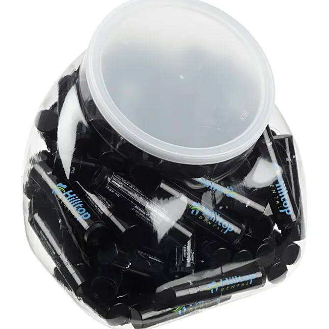 Black Tube Lip Balm Tub - 100-Pieces - 24 hr