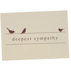 Blissful Birds Sympathy Card