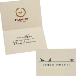 Blissful Birds Sympathy Card