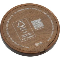 Bora Wooden Wireless Charging Pad