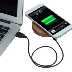 Bora Wooden Wireless Charging Pad - 24 hr
