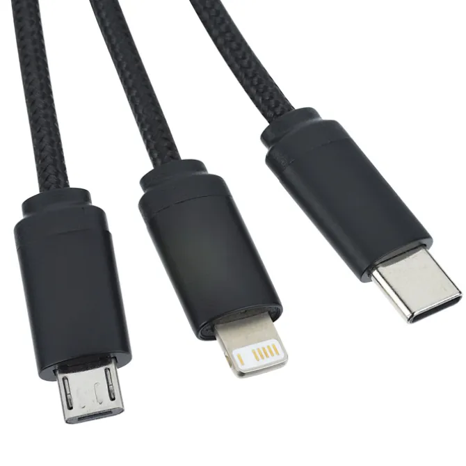 Border Light-Up Logo Charging Cable