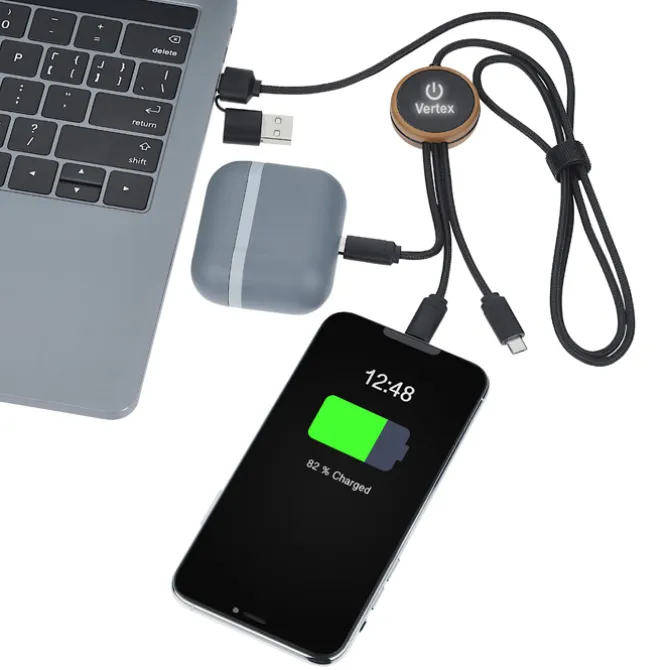 Border Light-Up Logo Charging Cable