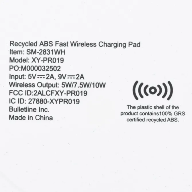 Bowen Wireless Charging Pad
