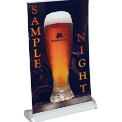 Breeze Tabletop Retractable Banner Display - 11 inches