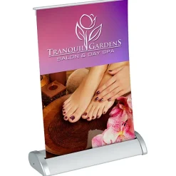 Breeze Tabletop Retractable Banner Display - 8 inches