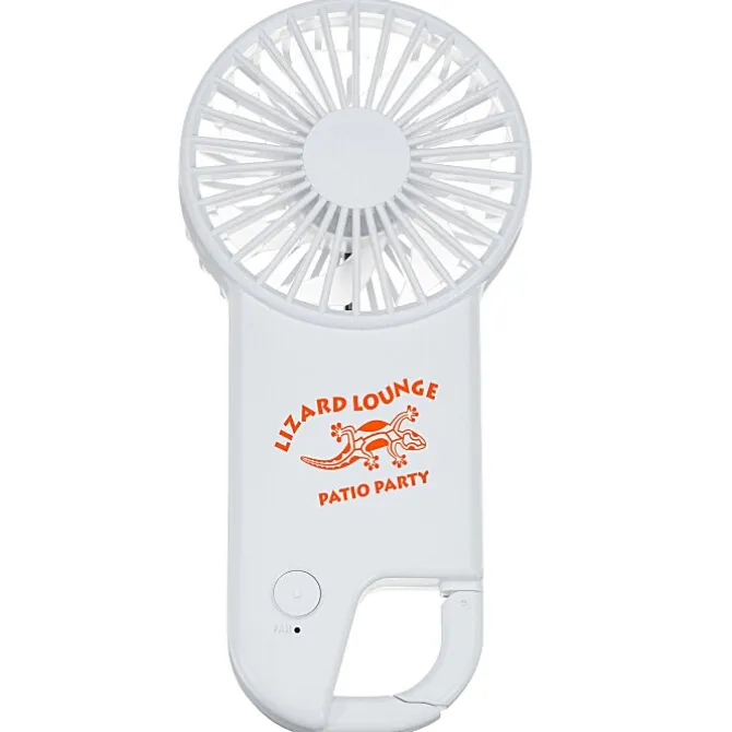Breezy Hand Fan with Carabiner Clip