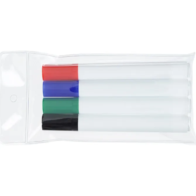 Broad Line Dry Erase Marker - Chisel Tip - Assorted - 4pk