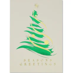 Brushstroke Tree Greeting Card