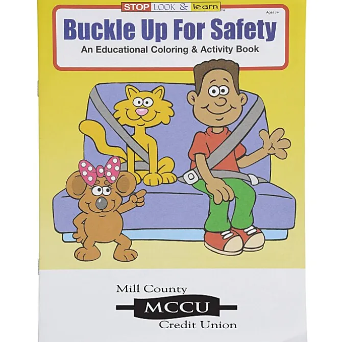 Buckle Up For Safety Coloring Book