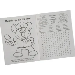 Buckle Up For Safety Coloring Book