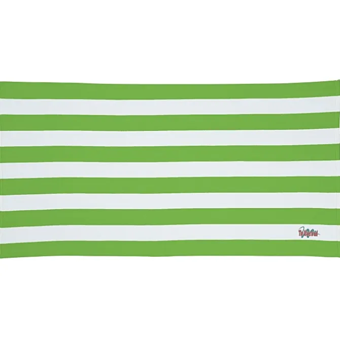 Cabana Striped Microfiber Beach Towel - 30 inches x 60 inches