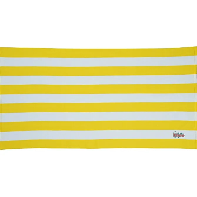 Cabana Striped Microfiber Beach Towel - 30 inches x 60 inches