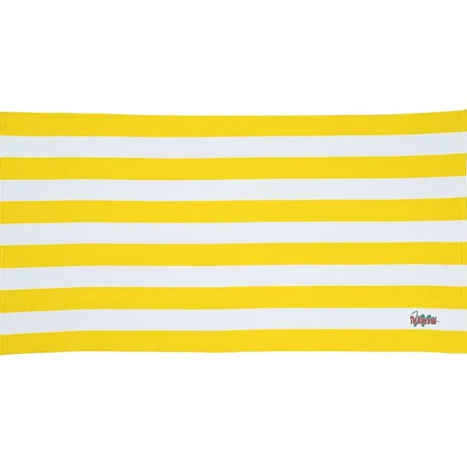 Cabana Striped Microfiber Beach Towel - 30 inches x 60 inches