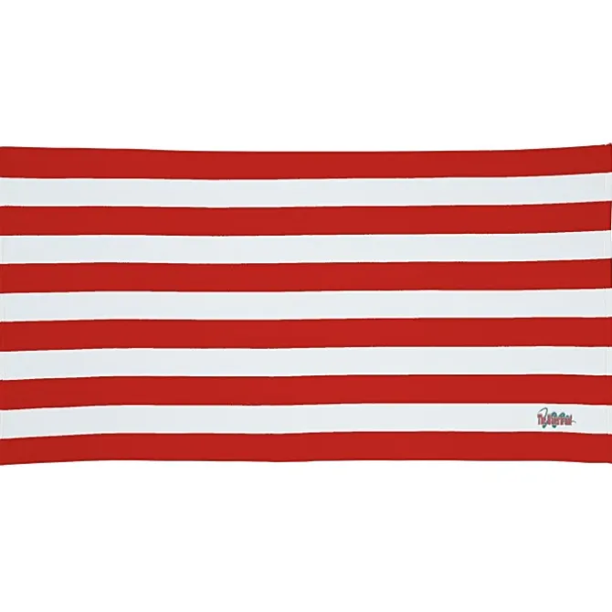 Cabana Striped Microfiber Beach Towel - 30 inches x 60 inches