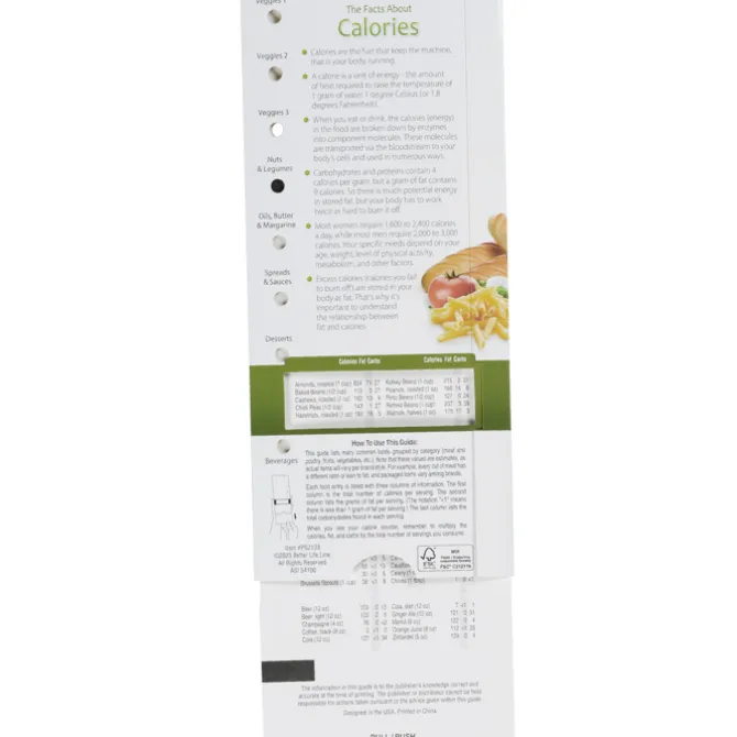 Calculating Carbs, Fat & Calories Pocket Slider