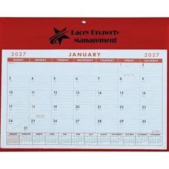 Calendar with Vinyl Pad