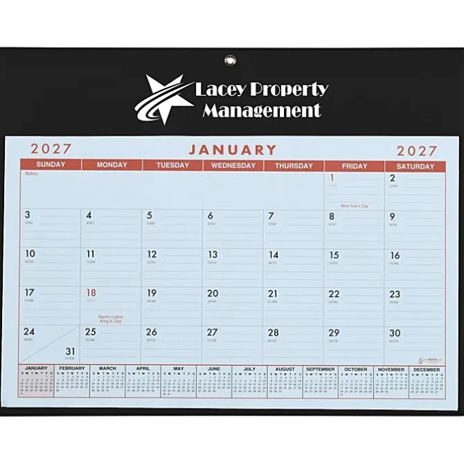 Calendar with Vinyl Pad