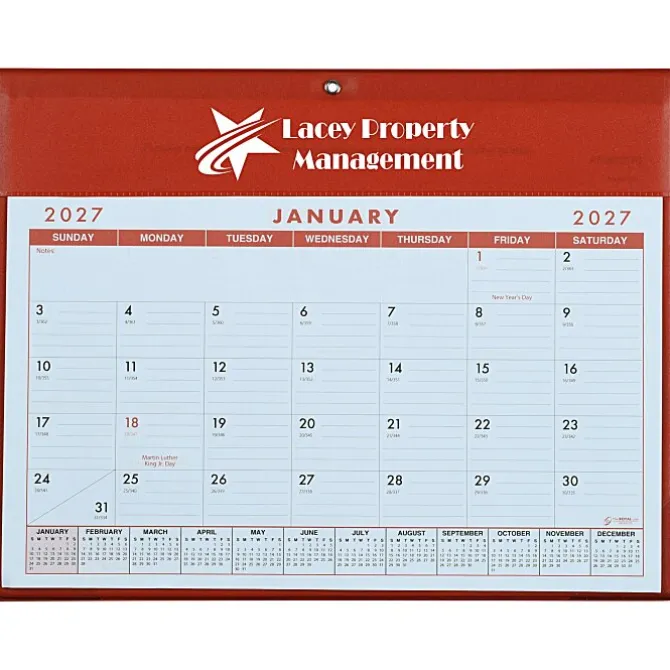 Calendar with Vinyl Pad