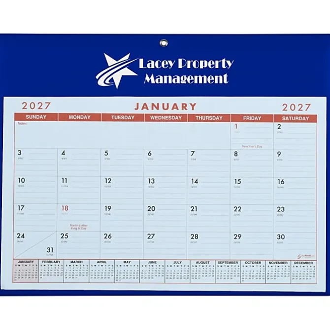 Calendar with Vinyl Pad