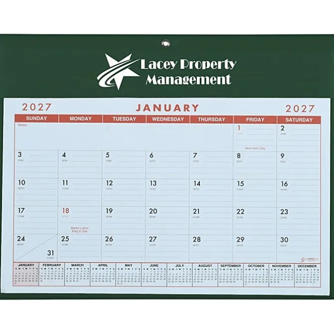Calendar with Vinyl Pad