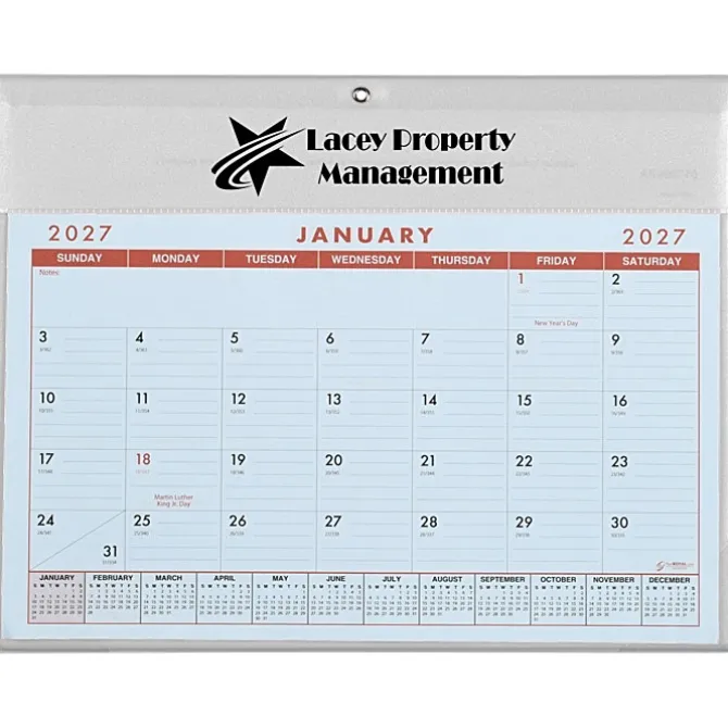 Calendar with Vinyl Pad