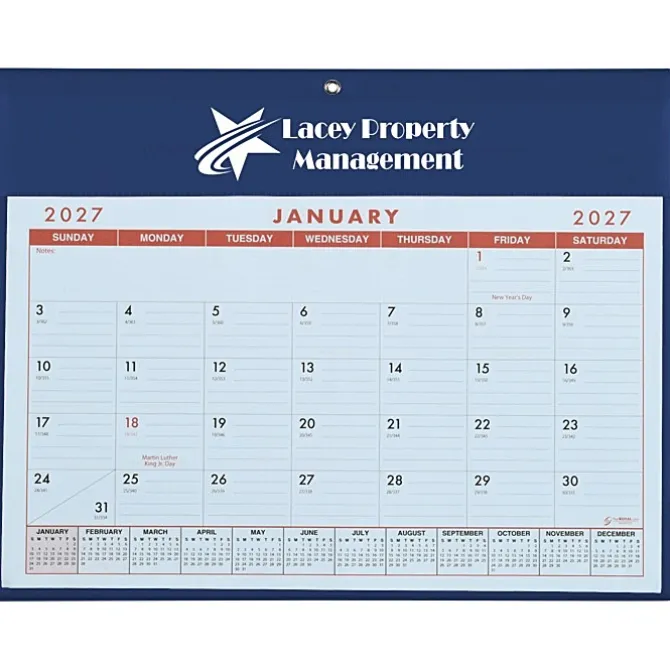 Calendar with Vinyl Pad