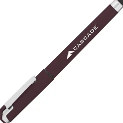 Cali Soft Touch Stylus Gel Pen - Metallic