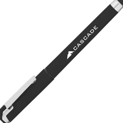Cali Soft Touch Stylus Gel Pen - Metallic