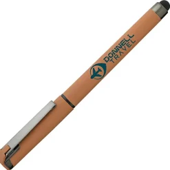 Cali Soft Touch Stylus Gel Pen - Powder Coat