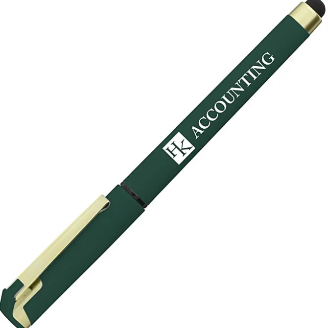 Cali Soft Touch Stylus Gel Pen - Opaque - Matte Gold