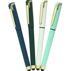Cali Soft Touch Stylus Gel Pen - Opaque - Matte Gold