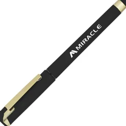 Cali Soft Touch Stylus Gel Pen - Metallic - Matte Gold - 24 hr