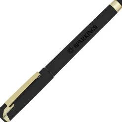 Cali Soft Touch Stylus Gel Pen - Metallic - Matte Gold - Full Color