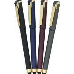 Cali Soft Touch Stylus Gel Pen - Metallic - Matte Gold