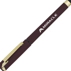 Cali Soft Touch Stylus Gel Pen - Metallic - Matte Gold