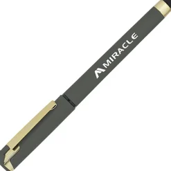 Cali Soft Touch Stylus Gel Pen - Metallic - Matte Gold