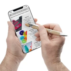 Carter Incline Bamboo Stylus Pen - 24 hr